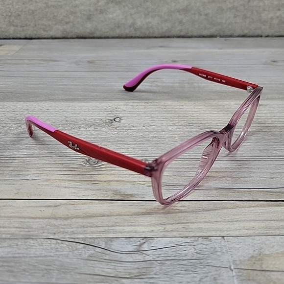 Ray-Ban Kids  RB1586 3777 Eyeglasses Clear Pink Red‎ 47-16-130 FRAMES ONLY - Picture 3 of 12